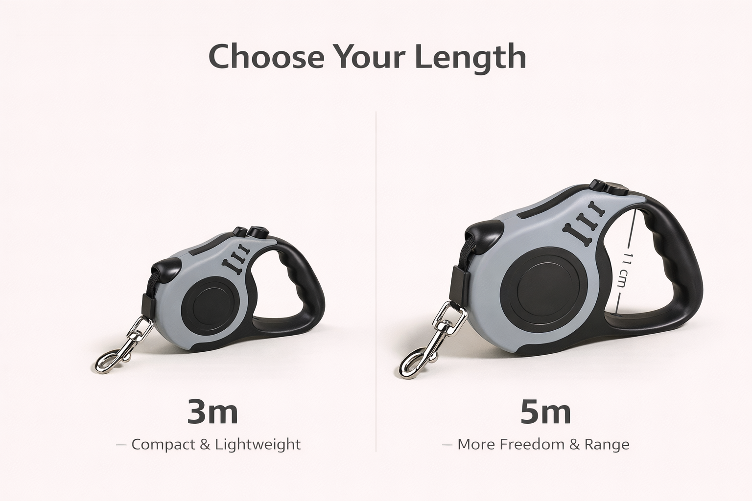 Premium Retractable Dog Leash (3M / 5M)