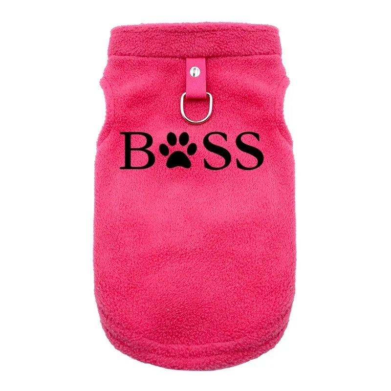 BSS Fleece Dog Sweater Vest for Small Dogs – Warm & Comfortable