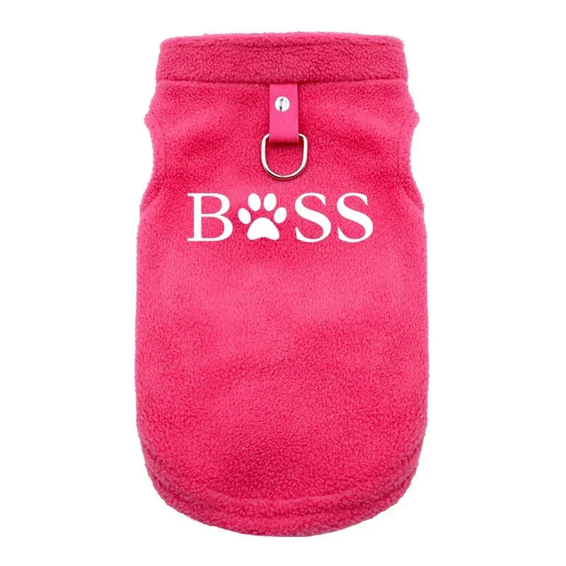 BSS Fleece Dog Sweater Vest for Small Dogs – Warm & Comfortable