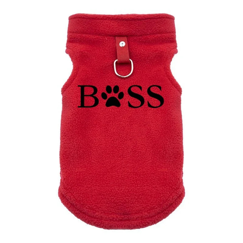 BSS Fleece Dog Sweater Vest for Small Dogs – Warm & Comfortable