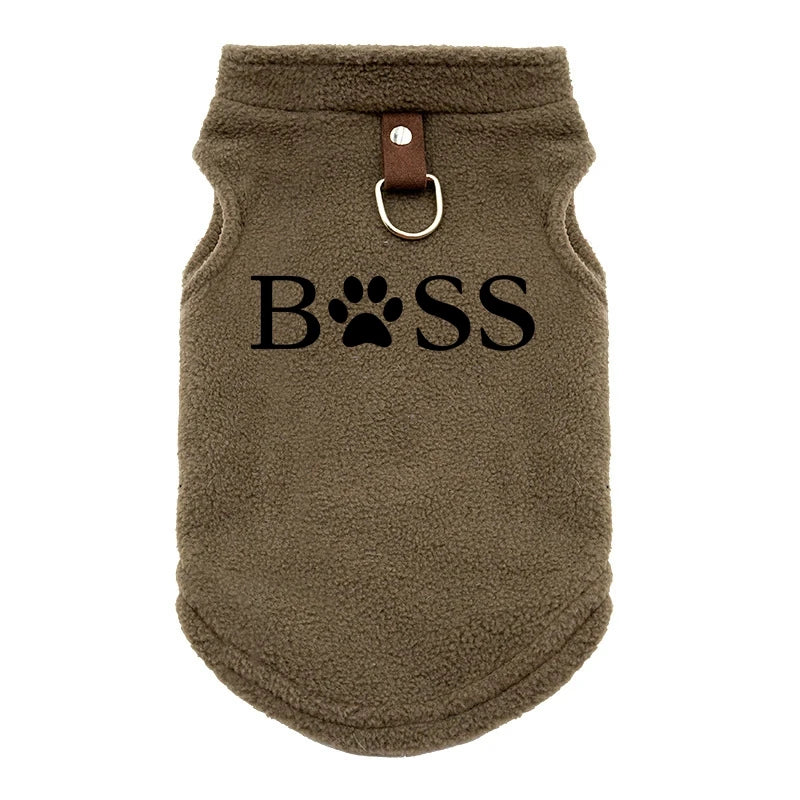 BSS Fleece Dog Sweater Vest for Small Dogs – Warm & Comfortable