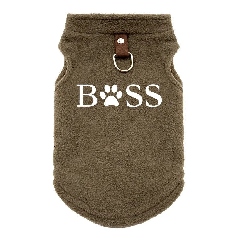BSS Fleece Dog Sweater Vest for Small Dogs – Warm & Comfortable