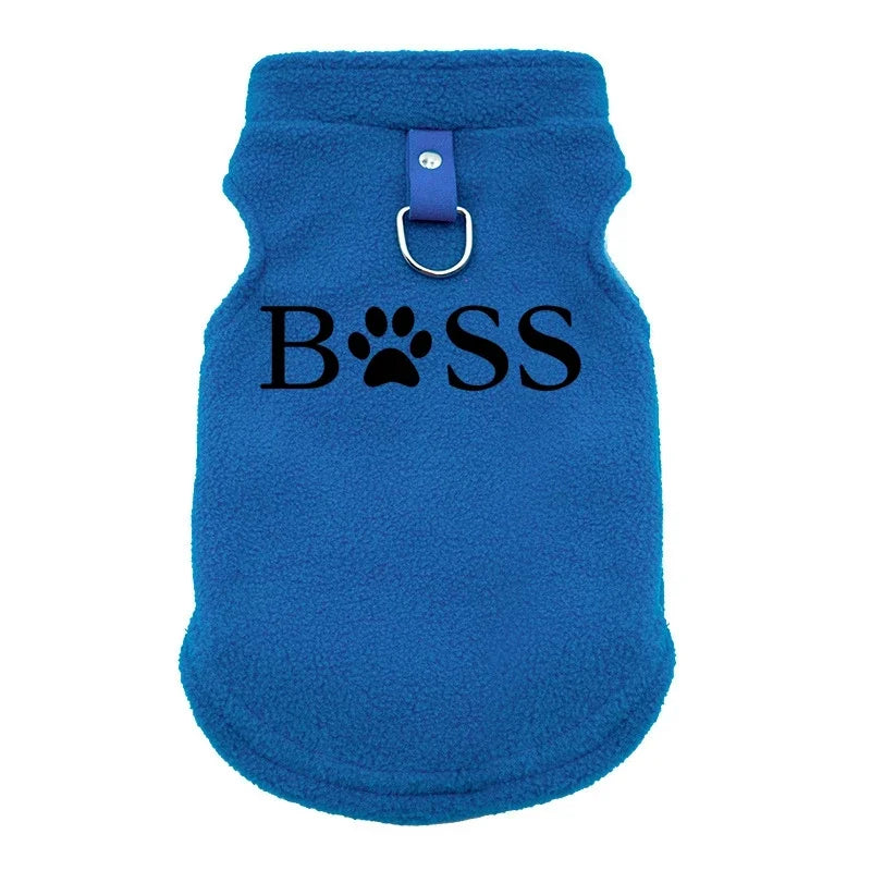 BSS Fleece Dog Sweater Vest for Small Dogs – Warm & Comfortable